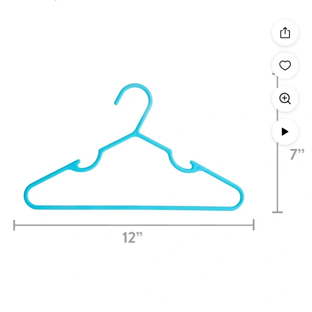 Delta Children Turquoise Infant & Toddler Hangers - 101 Count